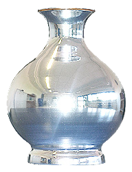 Lota Vase - aluminium
